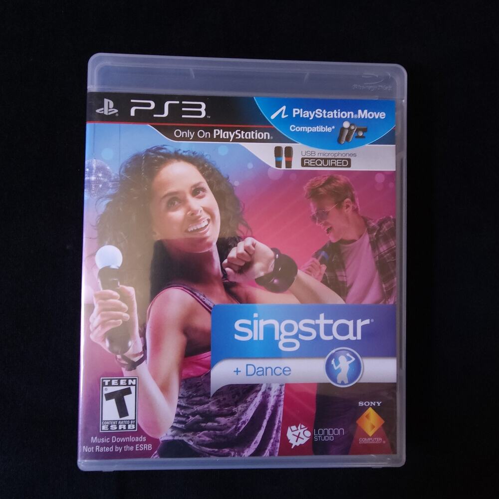 SingStar + Dance PlayStation 3 PS3 Music Singing Complete w/ Manual - Excellent